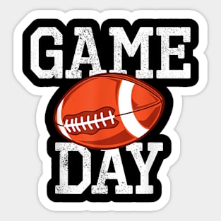 foobtall lover game football day Sticker